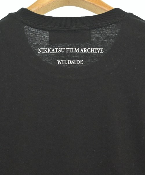 WILDSIDE YOHJI YAMAMOTO（ワイルドサイドヨウジヤマモト）Tシャツ・カットソー 黒 サイズ:3(L位) メンズ/2200704767119