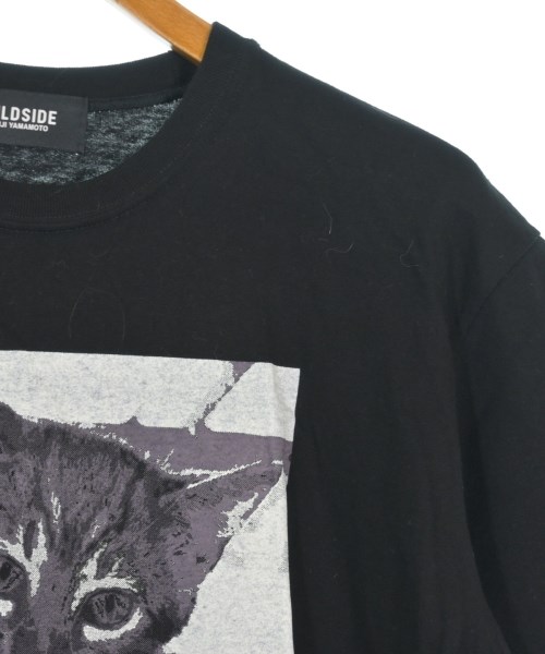 WILDSIDE YOHJI YAMAMOTO（ワイルドサイドヨウジヤマモト）Tシャツ・カットソー 黒 サイズ:3(L位) メンズ/2200664928100