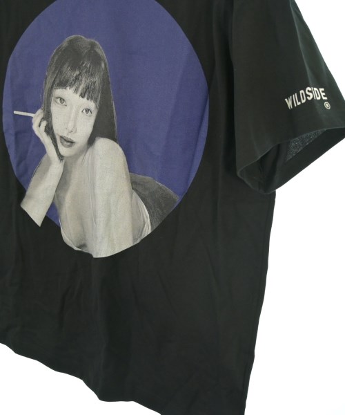WILDSIDE YOHJI YAMAMOTO（ワイルドサイドヨウジヤマモト）Tシャツ・カットソー 黒 サイズ:3(L位) メンズ/2200665784033