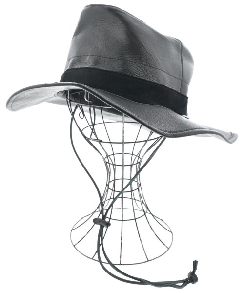WILDSIDE YOHJI YAMAMOTO(ワイルドサイドヨウジヤマモト)ハット 黒 サイズ:-/2200671919238