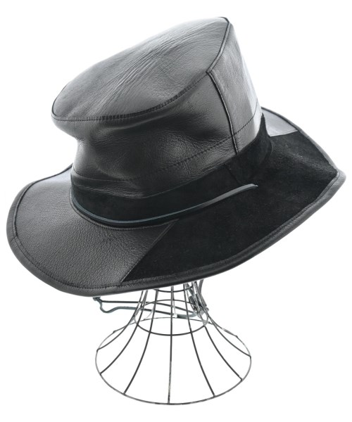 WILDSIDE YOHJI YAMAMOTO（ワイルドサイドヨウジヤマモト）ハット 黒 サイズ:- メンズ/2200671919238