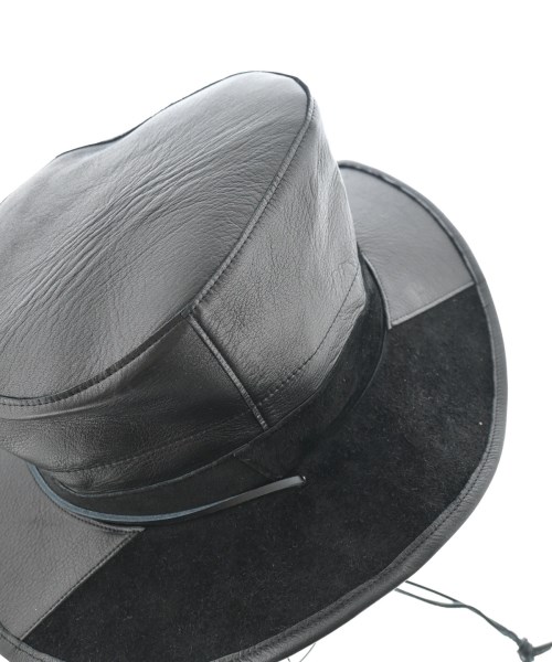 WILDSIDE YOHJI YAMAMOTO（ワイルドサイドヨウジヤマモト）ハット 黒 サイズ:- メンズ/2200671919238