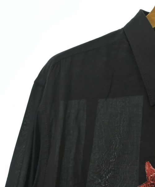 WILDSIDE YOHJI YAMAMOTO（ワイルドサイドヨウジヤマモト）カジュアルシャツ 黒 サイズ:3(L位) メンズ/2200722562031