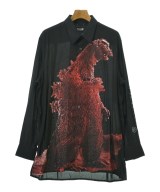 WILDSIDE YOHJI YAMAMOTO（ワイルドサイドヨウジヤマモト）カジュアルシャツ 黒 サイズ:3(L位) メンズ/2200722562031