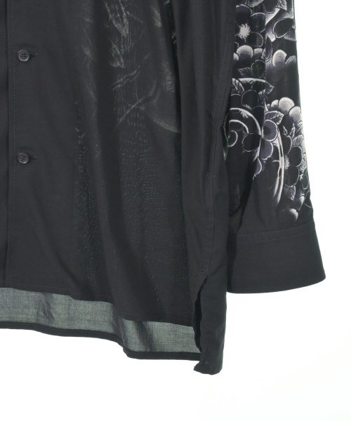 WILDSIDE YOHJI YAMAMOTO（ワイルドサイドヨウジヤマモト）カジュアルシャツ 黒 サイズ:3(M位) メンズ/2200720541137