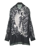 WILDSIDE YOHJI YAMAMOTO（ワイルドサイドヨウジヤマモト）カジュアルシャツ 黒 サイズ:3(M位) メンズ/2200720541137