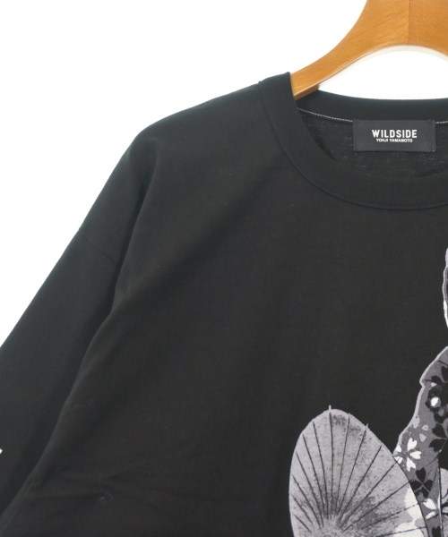 WILDSIDE YOHJI YAMAMOTO（ワイルドサイドヨウジヤマモト）Tシャツ・カットソー 黒 サイズ:4(XL位) メンズ/2200724553075