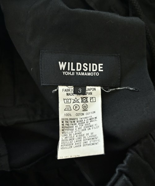 WILDSIDE YOHJI YAMAMOTO（ワイルドサイドヨウジヤマモト）その他 黒 サイズ:3(L位) メンズ/2200724624072
