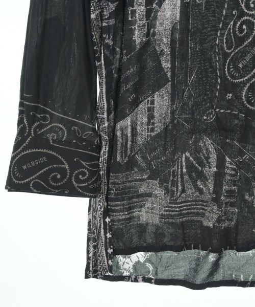 WILDSIDE YOHJI YAMAMOTO（ワイルドサイドヨウジヤマモト）カジュアルシャツ 黒 サイズ:3(M位) メンズ/2200725379049