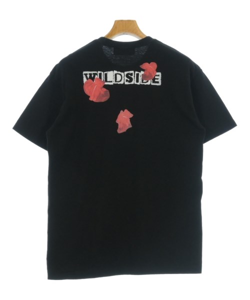 WILDSIDE YOHJI YAMAMOTO（ワイルドサイドヨウジヤマモト）Tシャツ・カットソー 黒 サイズ:3(L位) メンズ/2200725631055