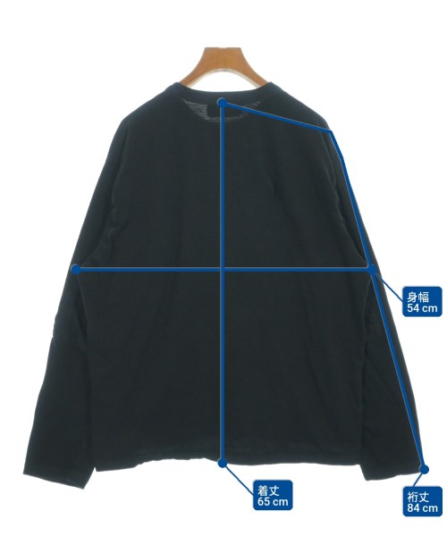 WILDSIDE YOHJI YAMAMOTO（ワイルドサイドヨウジヤマモト）Tシャツ・カットソー 黒 サイズ:3(L位) レディース/2200728380028