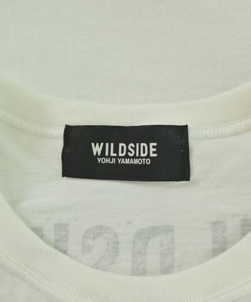 WILDSIDE YOHJI YAMAMOTO（ワイルドサイドヨウジヤマモト）Tシャツ・カットソー 白 サイズ:4(XL位) メンズ/2200682693066