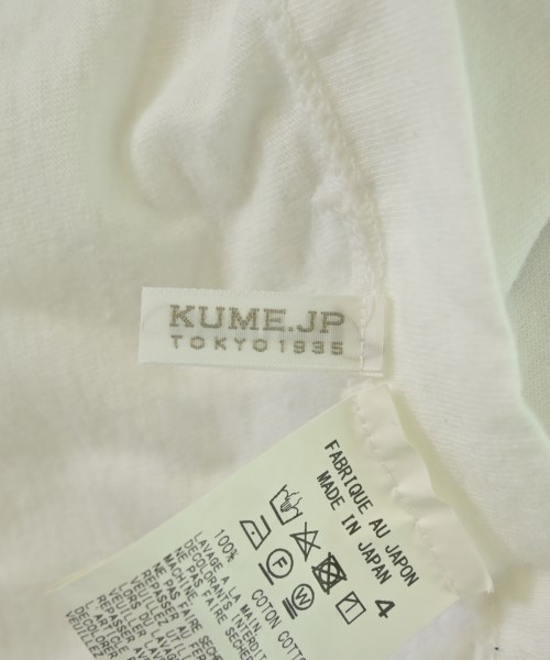 WILDSIDE YOHJI YAMAMOTO（ワイルドサイドヨウジヤマモト）Tシャツ・カットソー 白 サイズ:4(XL位) メンズ/2200682693066