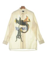 WILDSIDE YOHJI YAMAMOTO（ワイルドサイドヨウジヤマモト）カジュアルシャツ 白 サイズ:3(L位) メンズ/2200689733017
