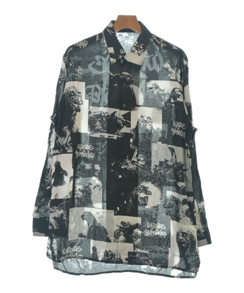 WILDSIDE YOHJI YAMAMOTO(ワイルドサイドヨウジヤマモト)カジュアルシャツ 黒 サイズ:3(L位)/2200689733048