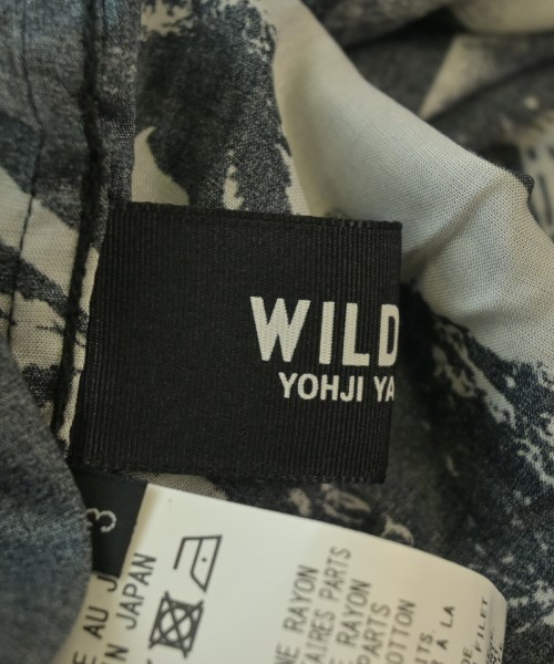 WILDSIDE YOHJI YAMAMOTO（ワイルドサイドヨウジヤマモト）カジュアルシャツ 黒 サイズ:3(L位) メンズ/2200689733048