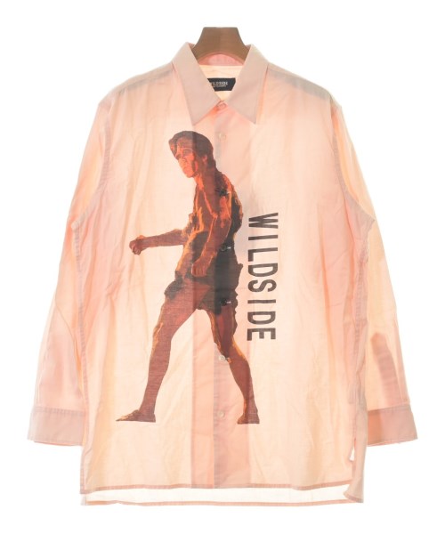 WILDSIDE YOHJI YAMAMOTO(ワイルドサイドヨウジヤマモト)カジュアルシャツ ピンク サイズ:3(L位)/2200689733062