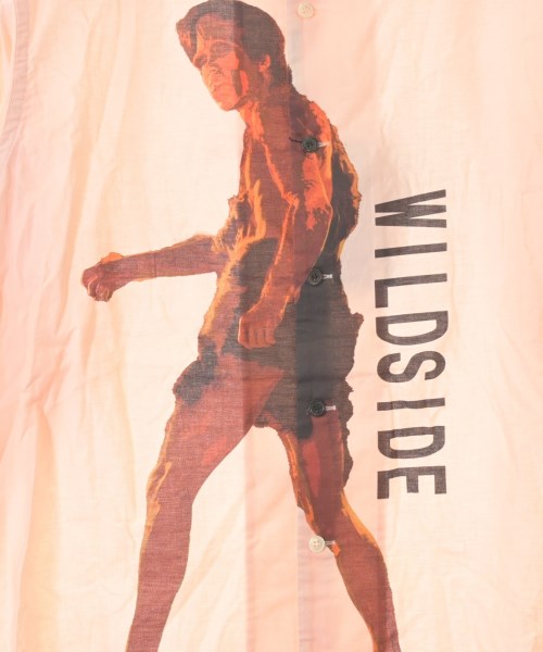 WILDSIDE YOHJI YAMAMOTO（ワイルドサイドヨウジヤマモト）カジュアルシャツ ピンク サイズ:3(L位) メンズ/2200689733062