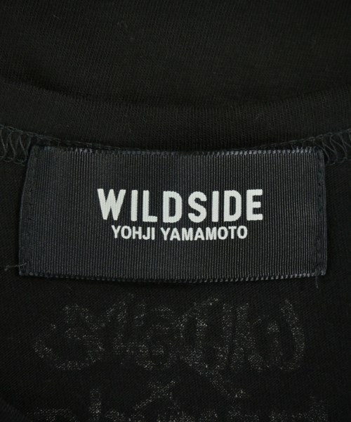 WILDSIDE YOHJI YAMAMOTO（ワイルドサイドヨウジヤマモト）Tシャツ・カットソー 黒 サイズ:3(L位) メンズ/2200689742019