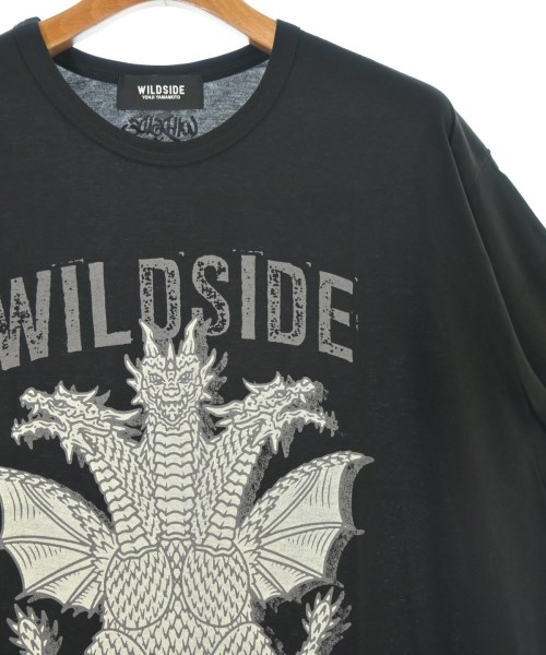 WILDSIDE YOHJI YAMAMOTO（ワイルドサイドヨウジヤマモト）Tシャツ・カットソー 黒 サイズ:3(L位) メンズ/2200689742019