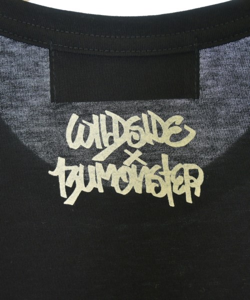 WILDSIDE YOHJI YAMAMOTO（ワイルドサイドヨウジヤマモト）Tシャツ・カットソー 黒 サイズ:3(L位) メンズ/2200689742026