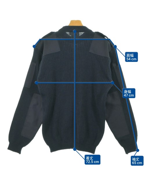 Woolly Pully（ウーリープーリー）ニット・セーター 紺 サイズ:L メンズ/2200627918421