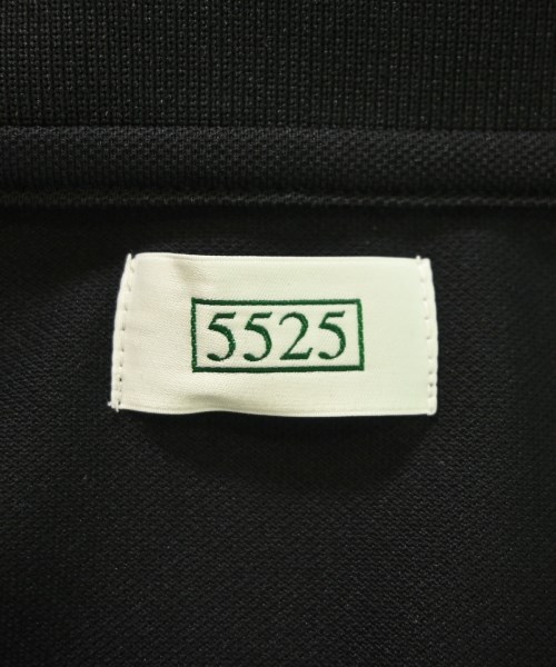 5525golf（ゴーゴーニーゴーゴルフ）ポロシャツ 黒 サイズ:L メンズ/2200680131126