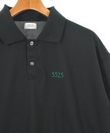 5525golf（ゴーゴーニーゴーゴルフ）ポロシャツ 黒 サイズ:L メンズ/2200680131126