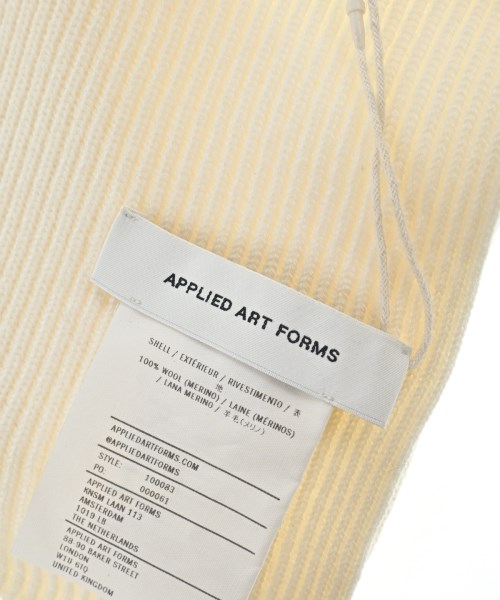 APPLIED ART FORMS（アプライドアートフォームズ）マフラー 白 サイズ:- メンズ/2200666548252