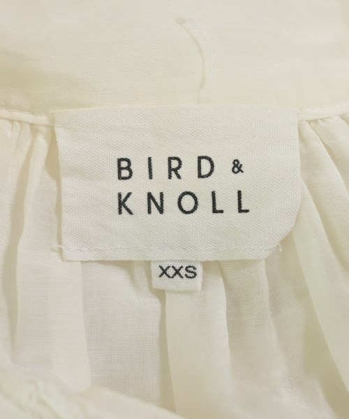 BIRD & KNOLL（バードアンドノール）ブラウス 白 サイズ:XXS レディース/2200719702068