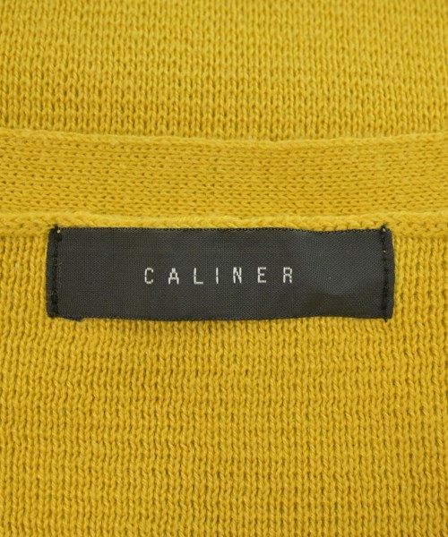 CALINER（カリネ）カーディガン 黄 サイズ:M レディース/2200631771012