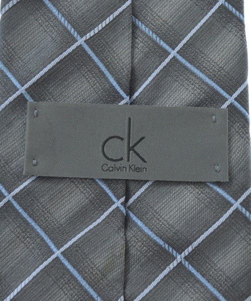CK CALVIN KLEIN（シーケーカルバンクライン）ネクタイ グレー サイズ:- メンズ/2200695569037