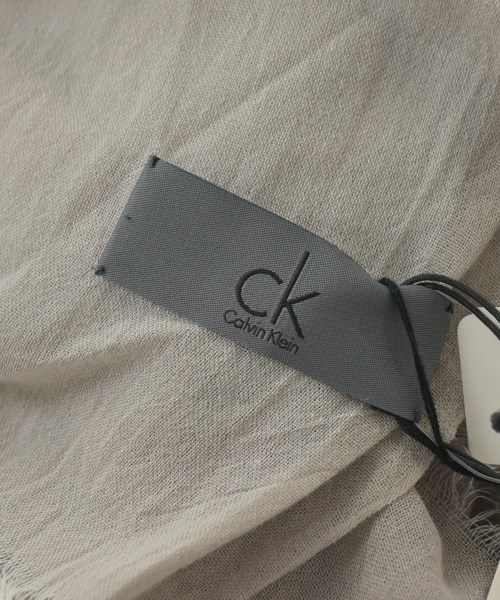CK CALVIN KLEIN（シーケーカルバンクライン）ストール グレー サイズ:- メンズ/2200658382284