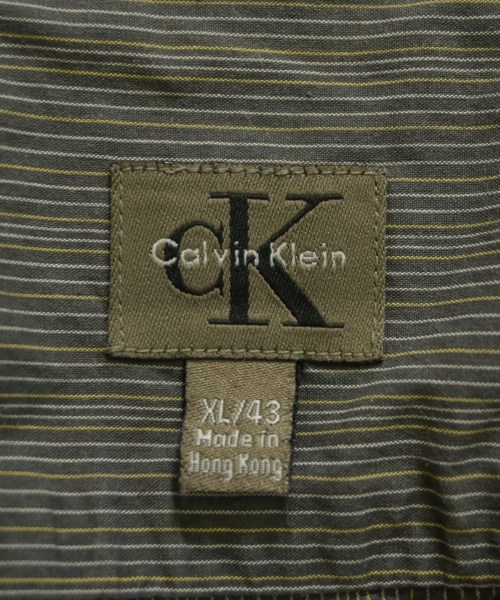 CK CALVIN KLEIN（シーケーカルバンクライン）カジュアルシャツ グレー サイズ:XL メンズ/2200611291028
