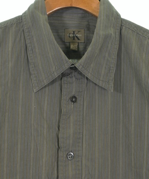 CK CALVIN KLEIN（シーケーカルバンクライン）カジュアルシャツ グレー サイズ:XL メンズ/2200611291028