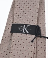 CK CALVIN KLEIN（シーケーカルバンクライン）ネクタイ ベージュ サイズ:- メンズ/2200685120255