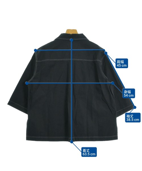 Commission（コミッション）カジュアルシャツ 黒 サイズ:2(M位) レディース/2200623441183