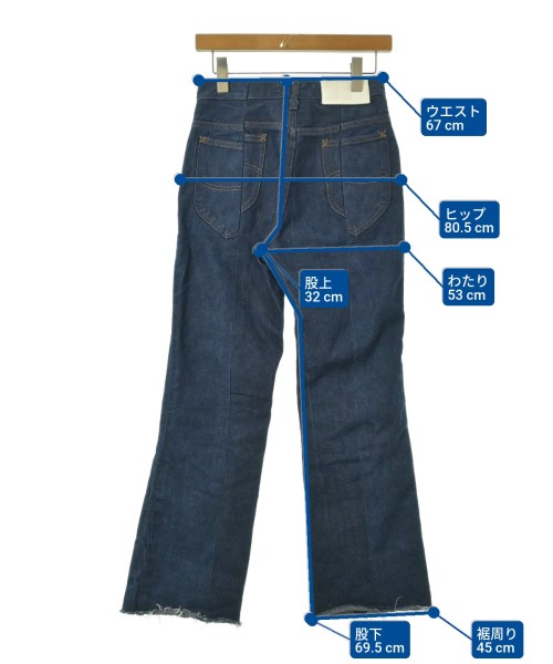 E.L.V. DENIM（イーエルヴィーデニム）デニムパンツ 青 サイズ:25(S位) レディース/2200660050072