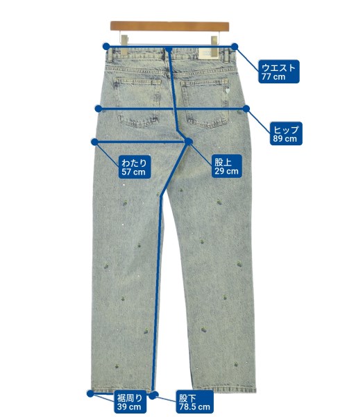 FABIENNE CHAPOT（ファビエンヌシャポット）デニムパンツ 青 サイズ:26(M位) レディース/2200610468025