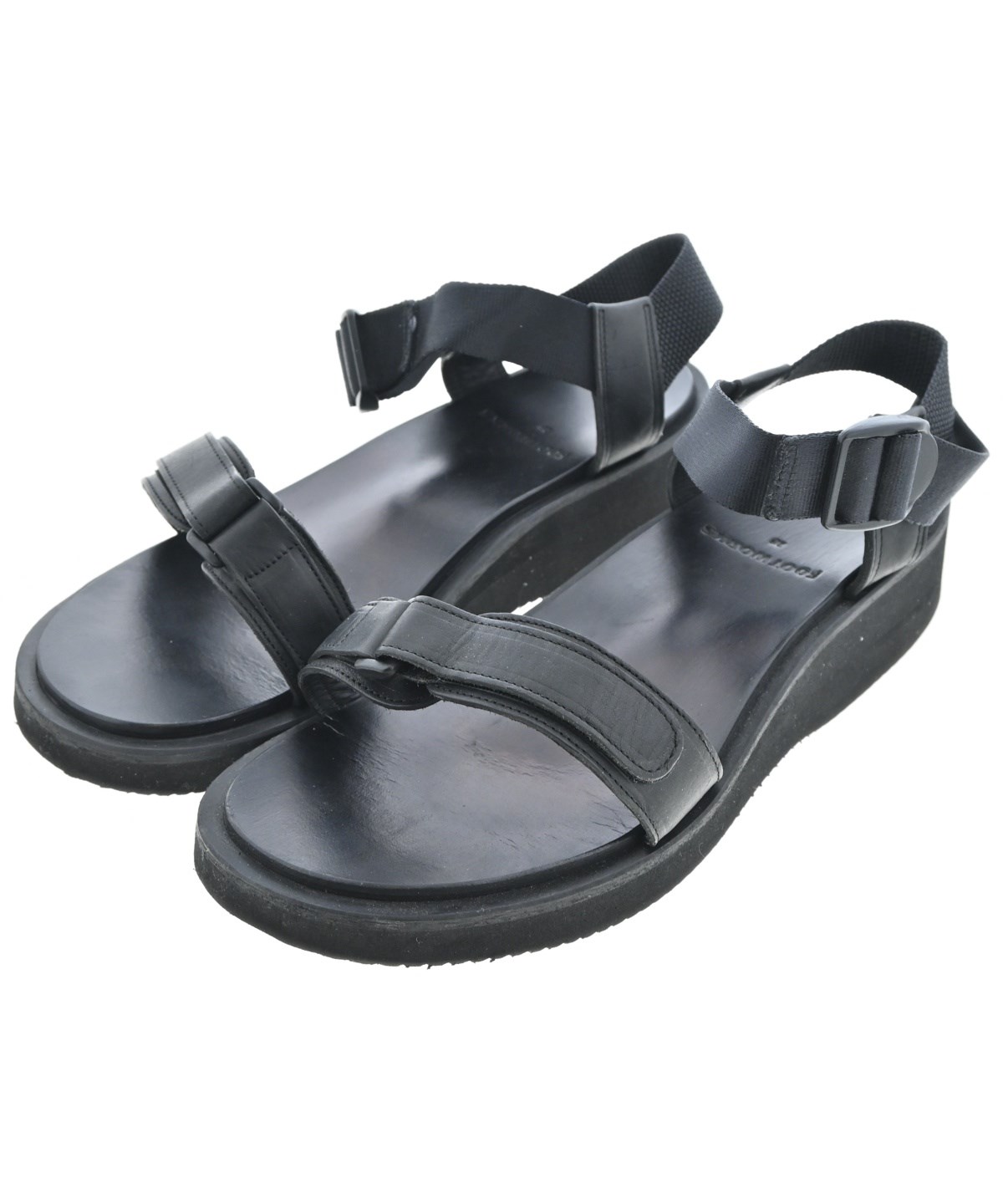 FOOTWORKS フットワークス サンダル 26cm FOOTWORKS（フットワークス）サンダル 黒 サイズ:26cm メンズ