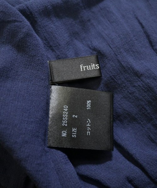 fruits of life（フルーツオブライフ）カジュアルシャツ 紺 サイズ:2(M位) レディース/2200614952087
