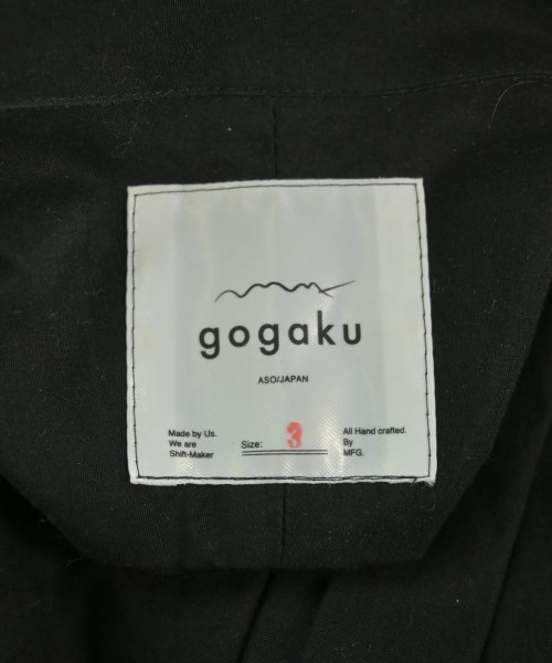 gogaku（ゴガク）カジュアルシャツ 黒 サイズ:3(L位) レディース/2200658267048