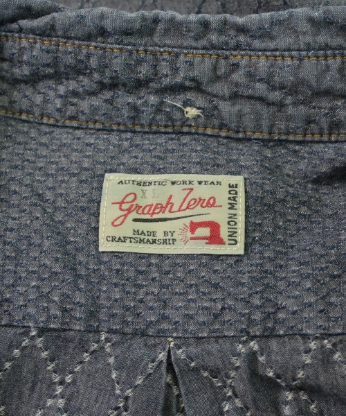 graphzero（グラフゼロ）カジュアルシャツ 紺 サイズ:XL メンズ/2200641569012