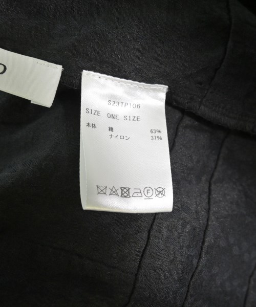 H.A.O（ハオ）ブラウス 黒 サイズ:F レディース/2200611712301