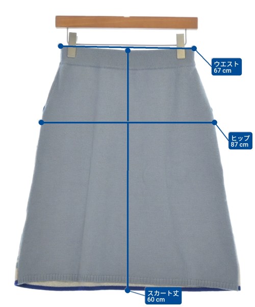 HAYAMA SUNDAY（ハヤマサンデー）ひざ丈スカート 白 サイズ:1(S位) レディース/2200628894014