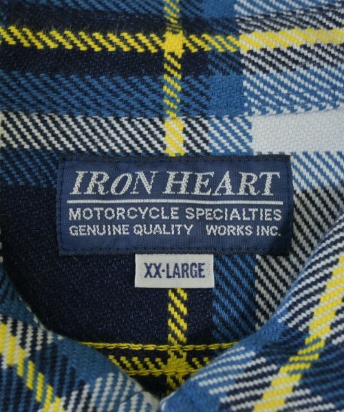 IRON HEART（アイアンハート）カジュアルシャツ 青 サイズ:XXL メンズ/2200704862036
