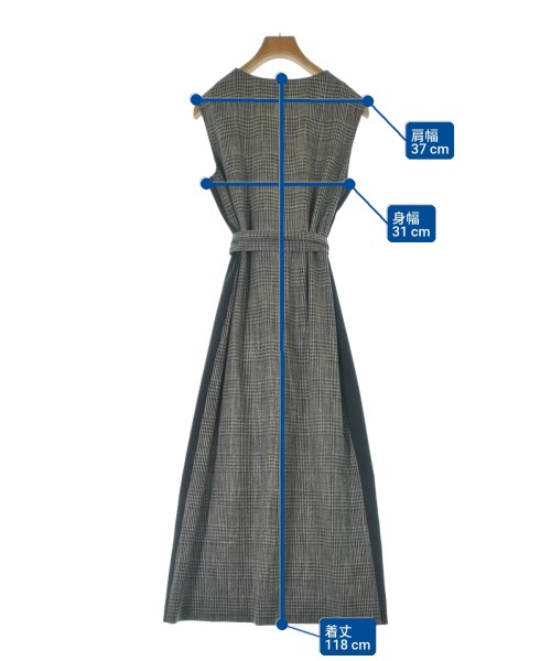 K.T KIYOKO TAKASE（ケーティーキヨコタカセ）ワンピース グレー サイズ:11(L位) レディース/2200670647019