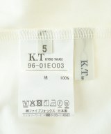 K.T KIYOKO TAKASE（ケーティーキヨコタカセ）Tシャツ・カットソー 白 サイズ:5(XXL位) レディース/2200704086043