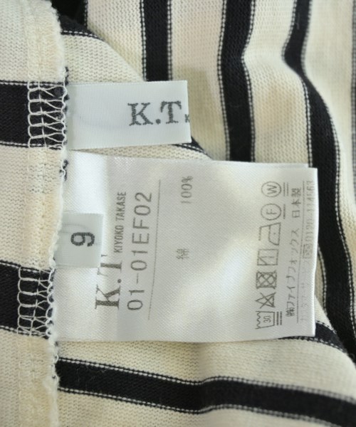 K.T KIYOKO TAKASE（ケーティーキヨコタカセ）Tシャツ・カットソー 白 サイズ:9(M位) レディース/2200719765070