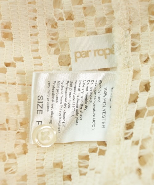 LE CERCLE par rope（ルセルクルパーロペ）カジュアルシャツ 黄 サイズ:F レディース/2200611191045